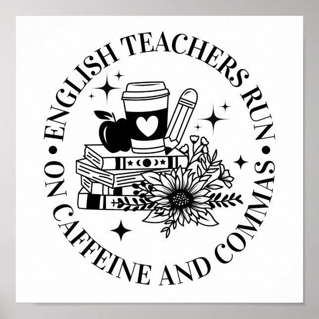 Affiche Des professeurs d'anglais font des exercices sur l (Devant)