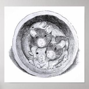 Affiche des rats de tube