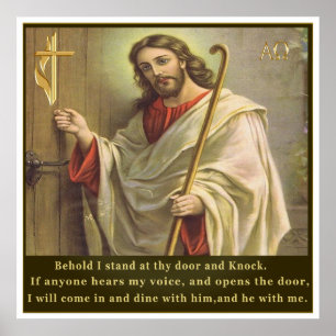 Affiche des révélations 3:20