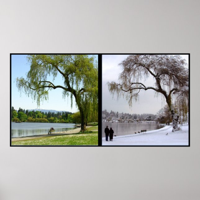 Affiche des saisons de Vancouver Imprimer Souvenir (Devant)