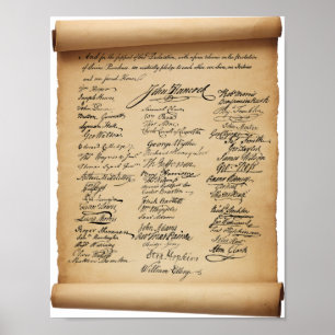 Affiche des Signataires