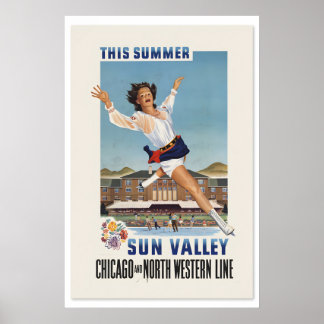 Affiche des sports d'hiver de Sun Valley Idaho 194