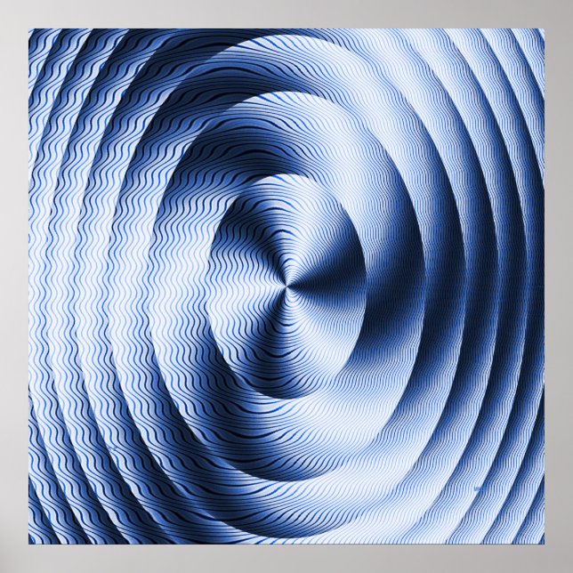 Affiche Des vagues montantes... (Devant)