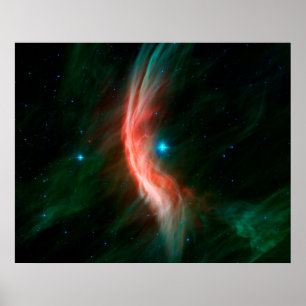 Affiche Des Vents Stellaires Sortent De Zeta Ophiuchi.