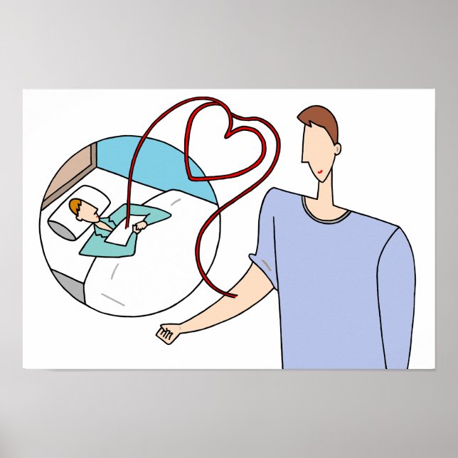 Affiche Des vies précieuses reliées par les cœurs. (Devant)