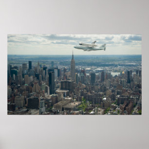 Affiche Des vols d'entreprise au-dessus de New York