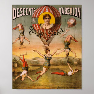 Affiche Descente d'Absalon par Miss Stena