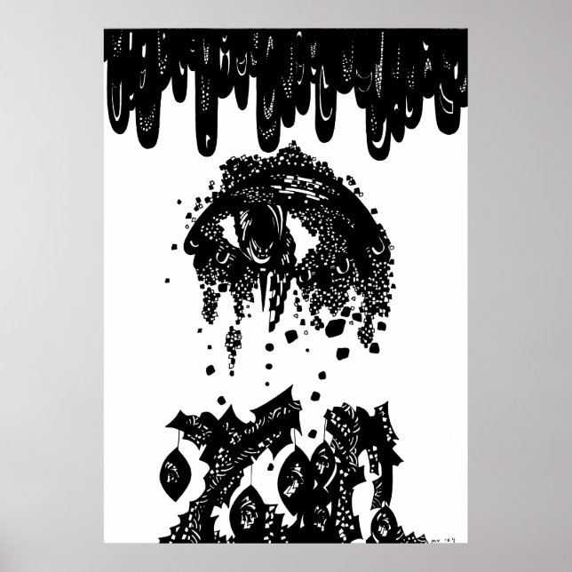 Affiche Descente dans la tourmente (Devant)