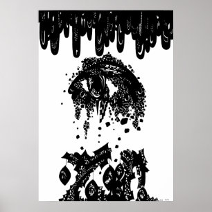 Affiche Descente dans le sort malheureux