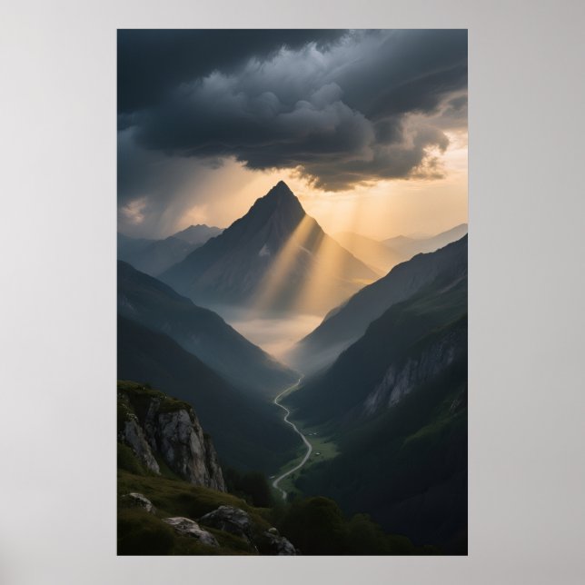 Affiche Descente de la tempête (Devant)