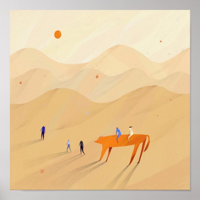 Affiche Désert (Devant)