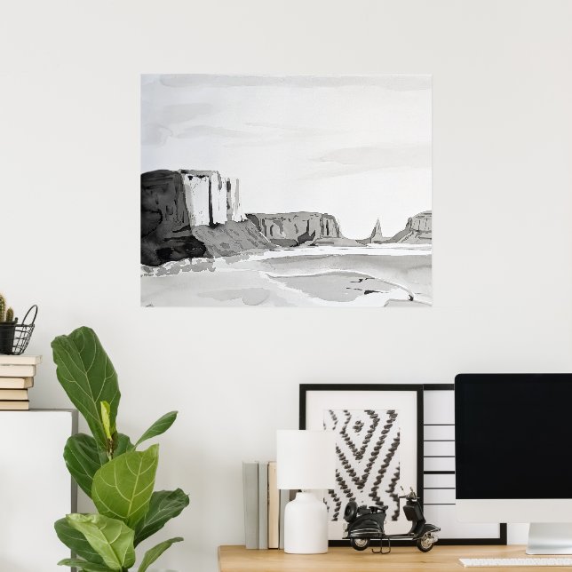 Affiche Desert beauty (Bureau à domicile)