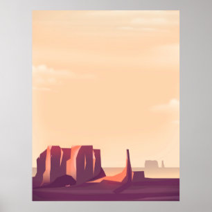Affiche Desert Canyons