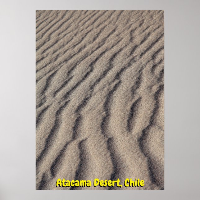 Affiche Désert d'Atacama, Chili (Devant)