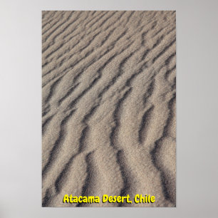 Affiche Désert d'Atacama, Chili