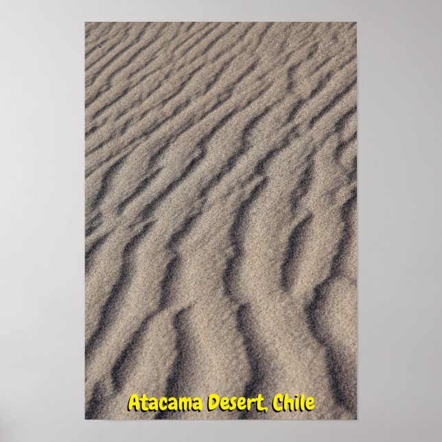 Affiche Désert d'Atacama, Chili (Devant)