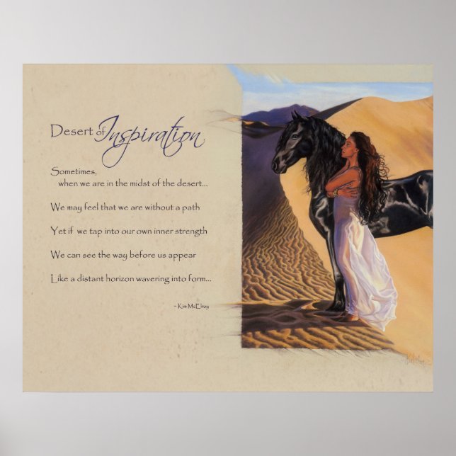 Affiche Désert de l'inspiration (Devant)