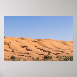 Affiche désert de Wahiba Sands - Oman