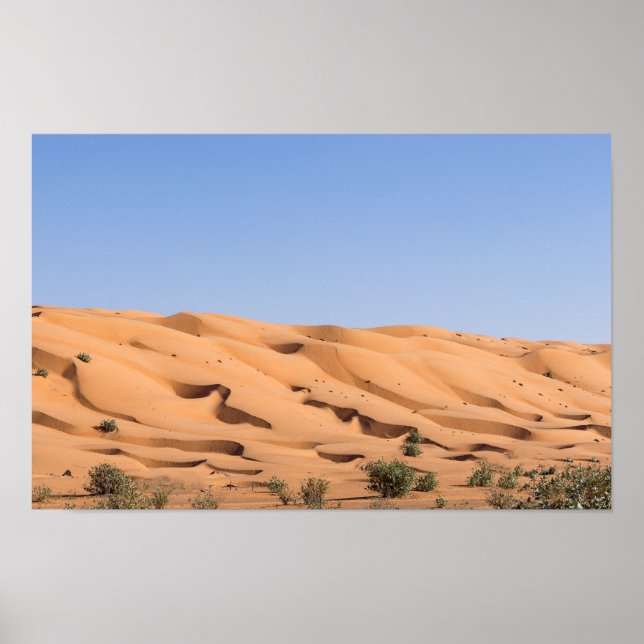 Affiche désert de Wahiba Sands - Oman (Devant)