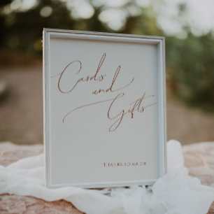 Affiche Désert de Whimsical Cartes et Cadeaux beiges Sig
