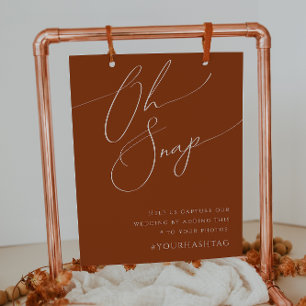 Affiche Désert de Whimsical   Terracotta Oh Snap Hashtag