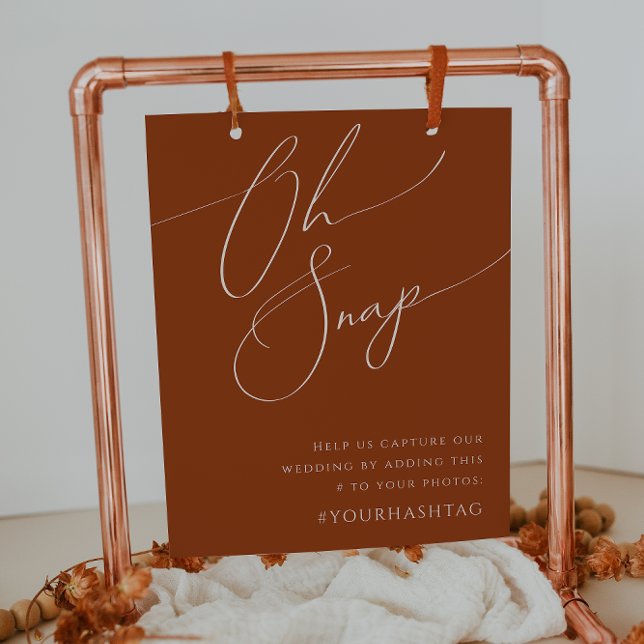 Affiche Désert de Whimsical | Terracotta Oh Snap Hashtag (Créateur téléchargé)