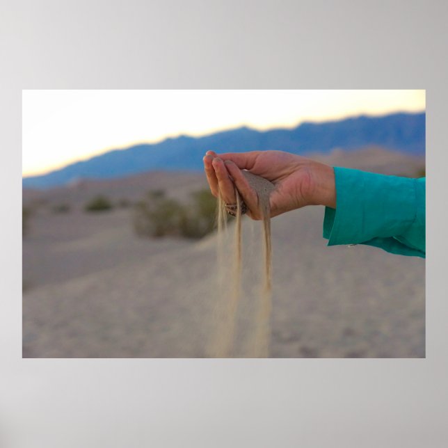 AFFICHE DESERT DURING NIGHTTIME (Devant)