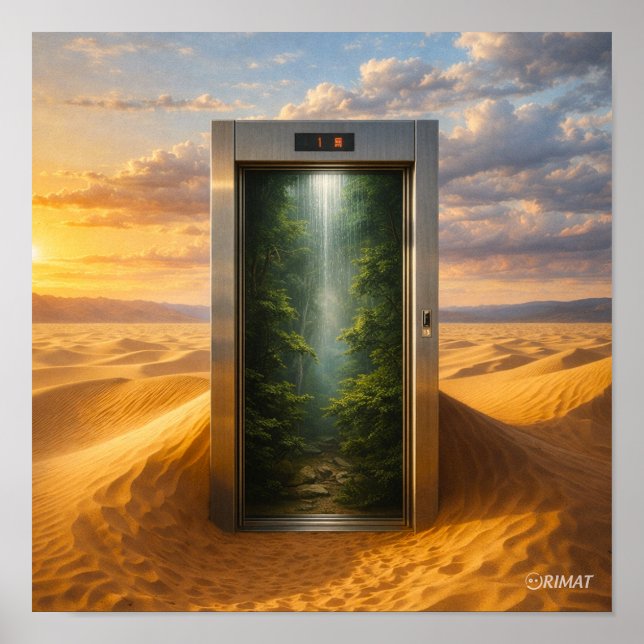 Affiche Desert Elevator (Devant)