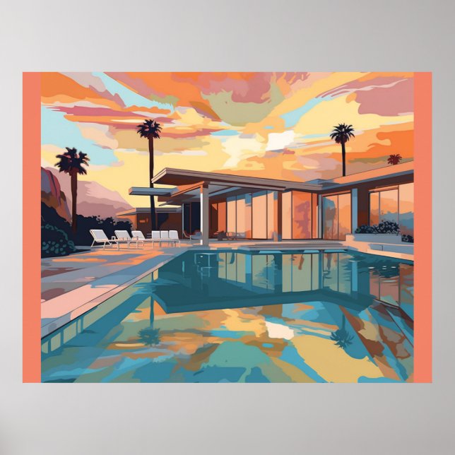 AFFICHE DESERT LIVING DESIGN #1 (Devant)