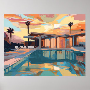 AFFICHE DESERT LIVING DESIGN #1