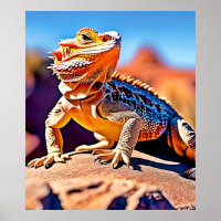 Desert Lizard Gros plan