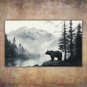 Affiche Désert rustique de la montagne de l'ours noir