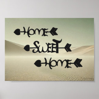 Affiche Desert Serenity – Home Sweet Home in the Sand Dune
