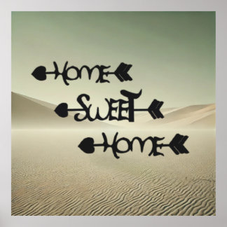 Affiche Desert Serenity – Home Sweet Home in the Sand Dune