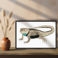 Desert Spiny Lizard Art Reptile Animal Nature