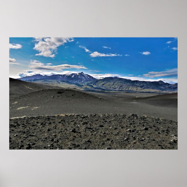 Affiche Désert volcanique (Devant)