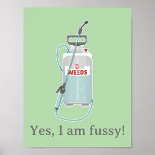 Affiche désherbant entretien jardin