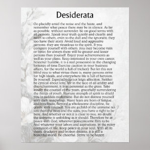 AFFICHE DESIDERATA