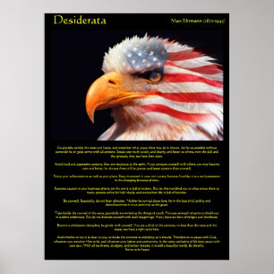 Affiche Desiderata  bald eagle 1Posters