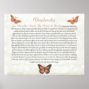 Affiche DESIDERATA Marguerites joyeuses