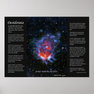 Affiche Desiderata - Nourriture Stellaire RCW120