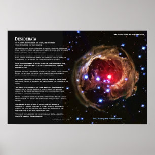 Affiche Desiderata - Red Supergiant Star V838 Monocerotis