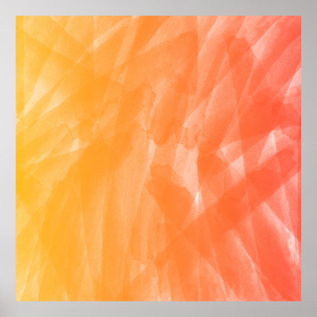 Affiche Design abstrait aite aquarelle (Devant)