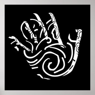 Affiche design abstrait moderne