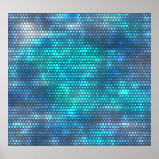 Affiche Design arrière - plan bleu abstrait créatif. (Devant)