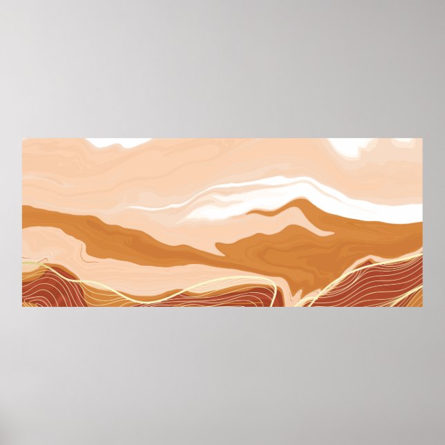 Affiche Design arrière - plan en marbre de luxe. ma liquid (Devant)