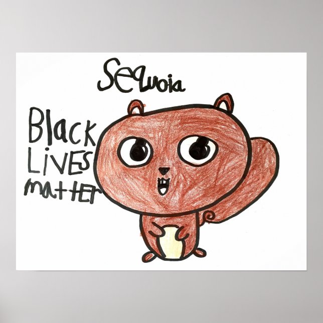 Affiche Design BLM - Camila Akwabi-Ameyaw (Devant)