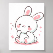 Design Bunny Pastel, Art Bunny Couleur Douce