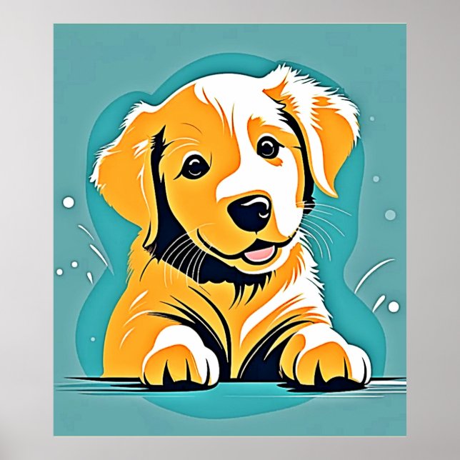 Affiche Design d'art chic (Devant)