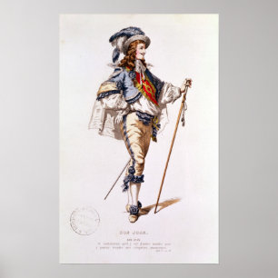 Affiche Design de costume pour 'Don Juan' de Moliere